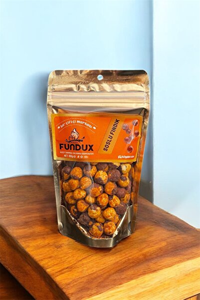 FUNDUX Sosolu Iç Fındık Yeni Mahsul Taze Çıtır Çerez (85GR)