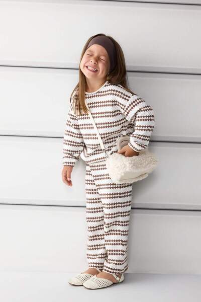 DeFacto Baby Girl Wide Leg Wide Leg Elastic Waist Trousers G1379A525Au