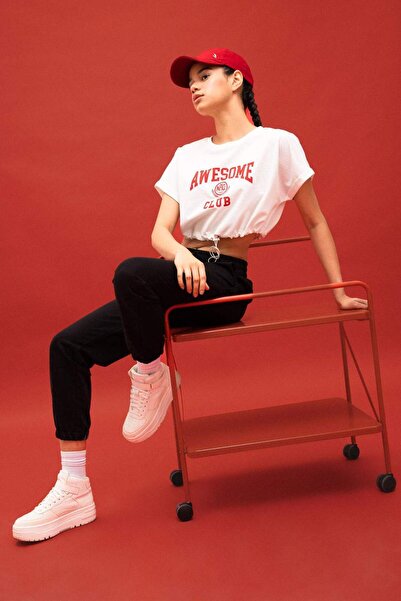 DeFacto DeFactoFit Standard Fit Jogger Slim Φούτερ με διπλή τσέπη με ελαστικό πόδι B8978AX24SM