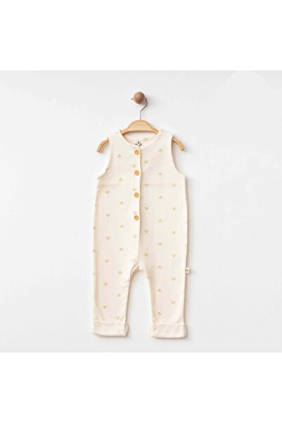 ESLENZA Jumpsuit with Suspender Button Detail