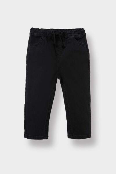DeFacto Baby Boy Elastic Waist Basic Plain Jean Trousers D2520A524Au