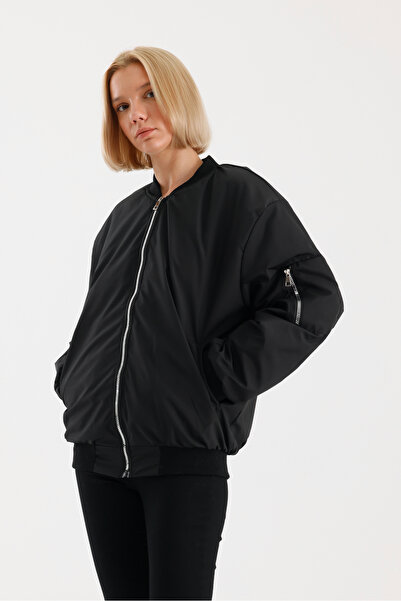 Kırmızı Μπουφάν Bomber - Μαύρο