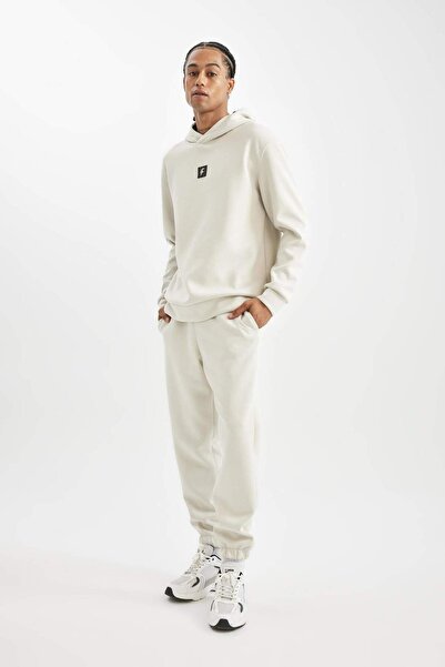 DeFacto DeFactoFit Sporcu Jogger Eşofman Altı Standart Fit Normal Kesim Beli Paçası Lastikli D2047AX24AU