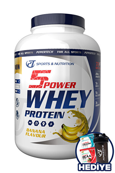 PT SPORTS&NUTRITION WHEY PROTEİN Muz Aromalı - 2160Gr - 72 Servis