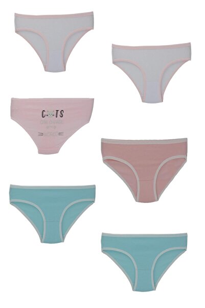 DoDe Flora Chiloți pentru fete de 2-3 ani, elastan economic, pachet de 6