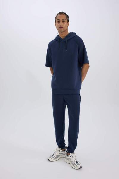 DeFacto Slim Fit Athlete Jogger Sweatpants - Slim Fit Skuba Diver Fabric - Standard Leg Waist