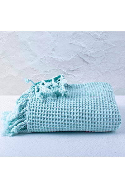 Püskül Tekstil Луксозна плажна кърпа Peştemal, вафелна тъкан, 100% памук, бър...