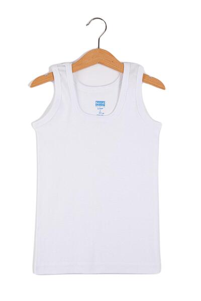 Berrak Boy's Ribbed Pure Cotton 6-Piece Undershirt Berrak-1504