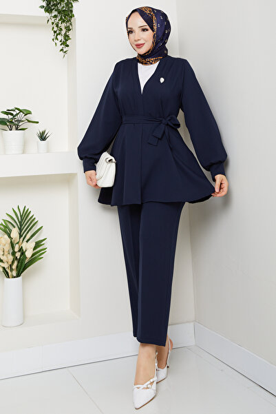 modapark.ist Жіночий комплект з брюками з ременем