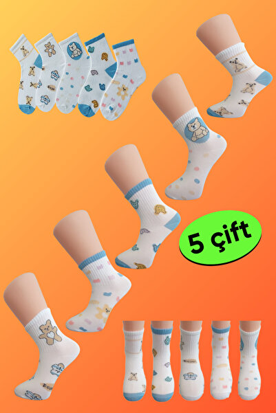 Esinti 5 чифта дамски мъжки памучни шарени чорапи до глезена – цветни чорапи, съвместими с колеж и маратонки