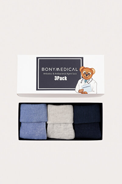 Katia&Bony Bebek 3'lü Medikal Kutulu Soket Çorap
