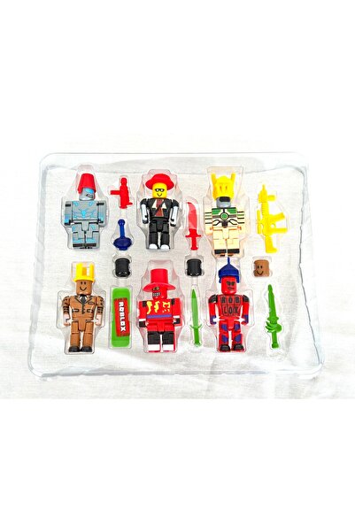 Kids Roblox 6 Figürlü 14 Parça Kutulu Oyuncak Seti