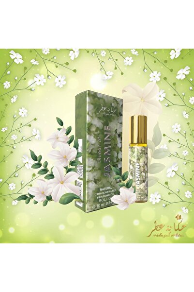 Hekayat Attar Queen of Jasmine 10 ml Natural Concentrated Perfume Oil Roll On
