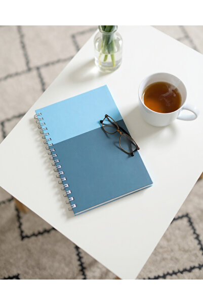 Chi-Chi Papers A5 Lined Spiral Notebook |   Handmade, 96 Sheets, Ivory Paper