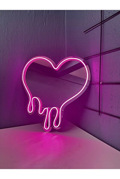 Store Kalp ayna, Işıklı makyaj aynası, Genç odası ayna, Işıklı ayna