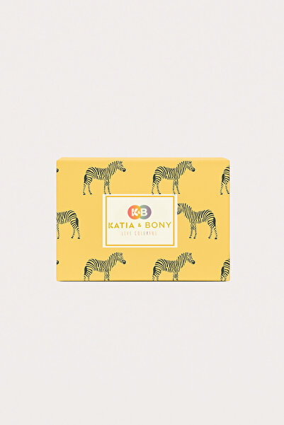 Katia&Bony Παιδικές κάλτσες με μοτίβο ζέβρας σε κουτί 3 τεμαχίων