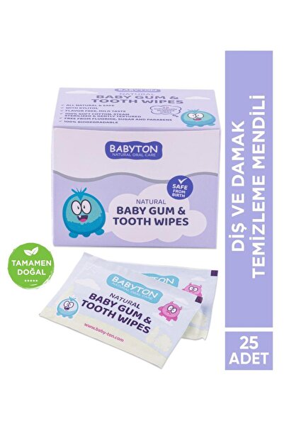 BABYTON مناديل تنظيف الأسنان واللسان