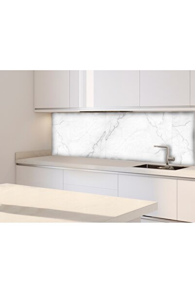 DECOMALL Duvar 13 Suya Dayanıklı Mutfak Banyo Zemin Mermer Fayans Yapışkanlı Folyo Kaplama (70X100CM)