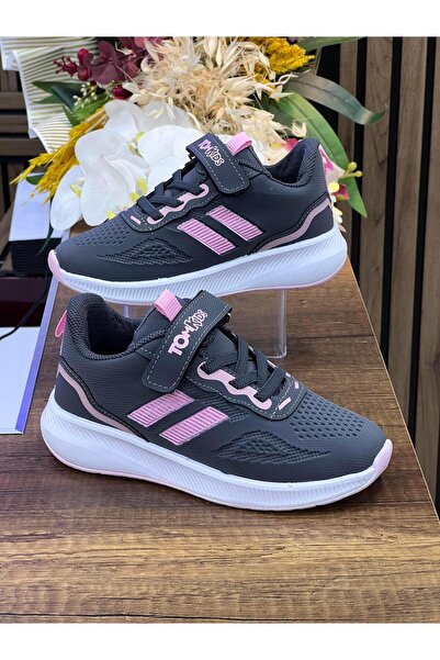 homiro Дитячі ортопедичні трикотажні спортивні черевики - пудровий - ліловий