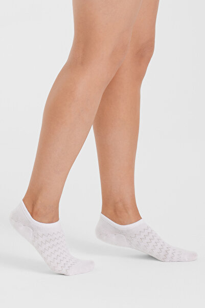 Forwena 3-Piece Women's Sneaker Socks Set – White, Beige, Black | Modal, Invisible, Seamless