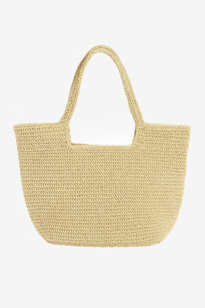 Katia&Bony Women's Lemon Embroidered Large Size Straw Bag