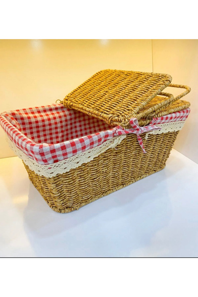 vanilinkitchen Hasır Piknik Sepeti