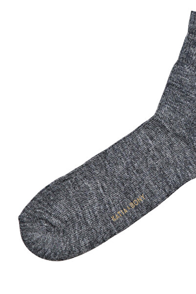 Katia&Bony Women's Gray Wool Socks