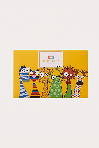 Katia&Bony Kakas mintás 3 részes dobozos zokni