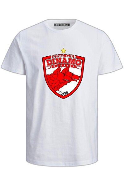 Efendioğlu Design Dinamo Bucharest 1948 club μεγάλο λογότυπο εμπριμέ βαμβακερό μπλουζάκι