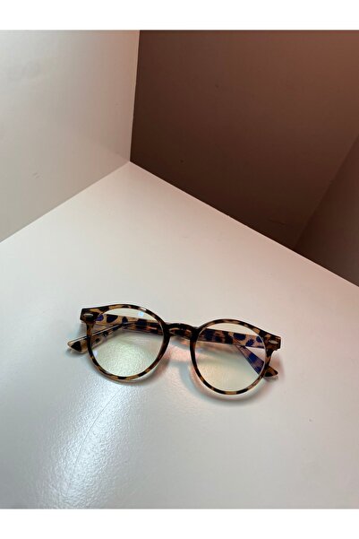 orme Kadın Leopar Desenli Mavi Işık Korumalı Gözlük Uv 400