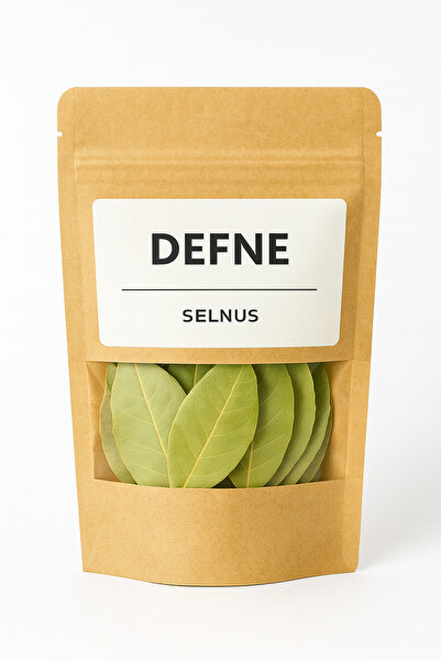 SELNUS Defne Yaprağı 20 Gr (Laurus nobilis) - Seçilmiş Bütün Yaprak - Doğal B...