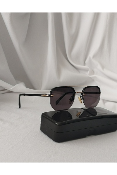 Byc polo Cp184 Davi̇d Bkm New Model Black Frameless Unisex Sunglasses..