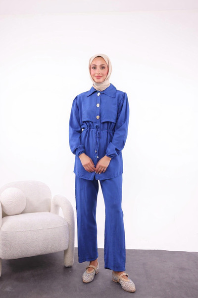 Tebrikler tekstil Women's Summer Hijab Suit Model G3341