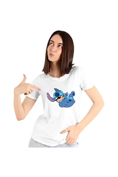 OEM Women's T-shirt Stitch Laught Cheerful