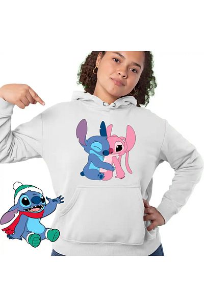 OEM Women's Sweatshirt Stitch Angel Hug