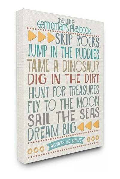 Emoda home Trove لوحة فنية جدارية من قماش مطبوع عليها كتاب لعب الرجل الصغير، ...