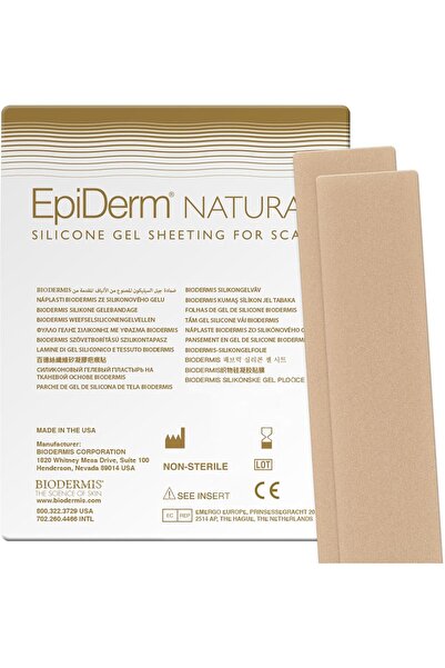 Biodermis شرائط سيليكون لعلاج الندبات من Epi-Derm، مقاس 1.4 × 11.5 بوصة، زوج ...