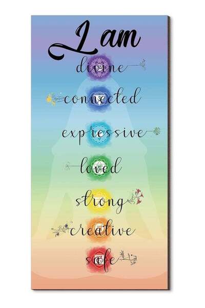 Emoda home Trove ديكور جداري خشبي روحي يحمل اقتباسات بوذا وفن جداري لليوغا والزن