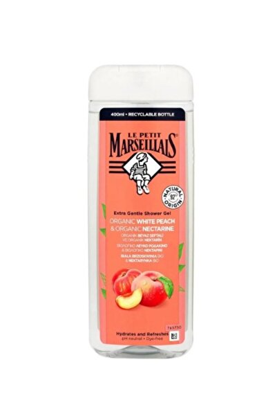 Le Petit Marseillais Gel de dus cu piersici organice 400 ml