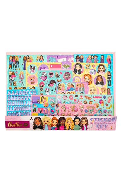 Besties Set de 300 de stickere, Besties, model „Cei mai buni prieteni”