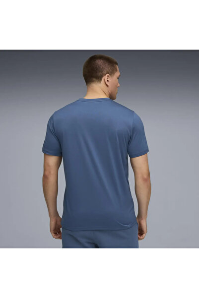 Puma M TAD ESS SOLID CAT TEE LC Синя чоловіча футболка