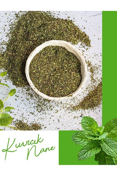 M. Nejat Güllü GÜLLÜOĞLU Güllüoğlu Curly Mint Tea (Spearmint Tea) 100 Gr.
