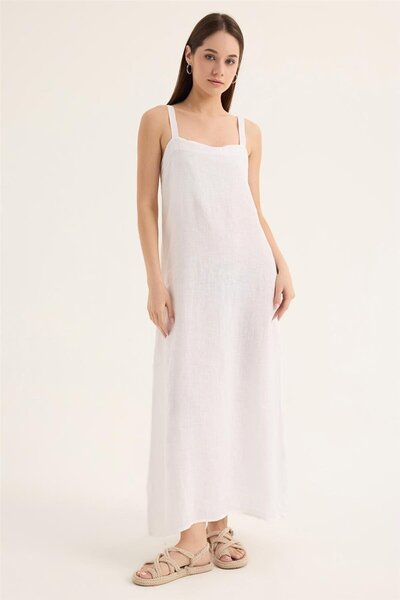 HomeStore Linen Long Dress