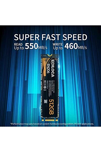 Generic Ediloca EN206 512GB 3D NAND TLC M.2 SSD