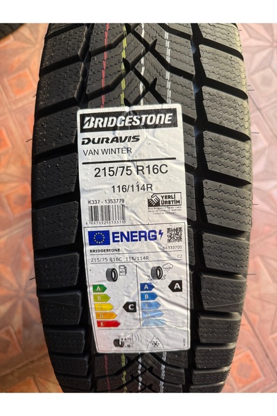 Bridgestone / 215/75R16C (DURAVIS) 2025 KIŞ LASTİĞİ