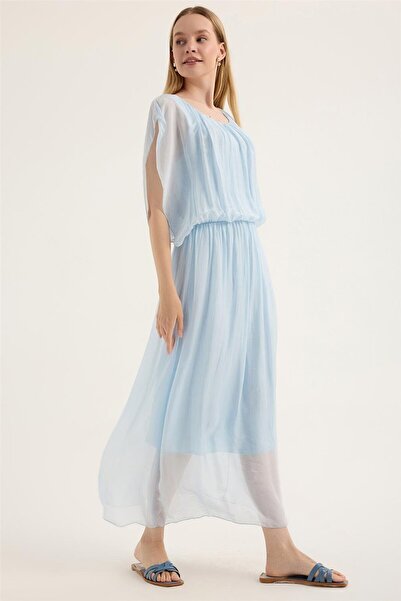 HomeStore İpek Bel Lastikli Elbise