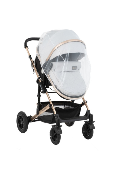 Kikka Boo KikkaBoo Mosquito White insect protection for stroller/pram, made of premium tulle