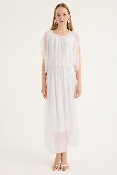 HomeStore İpek Bel Lastikli Elbise