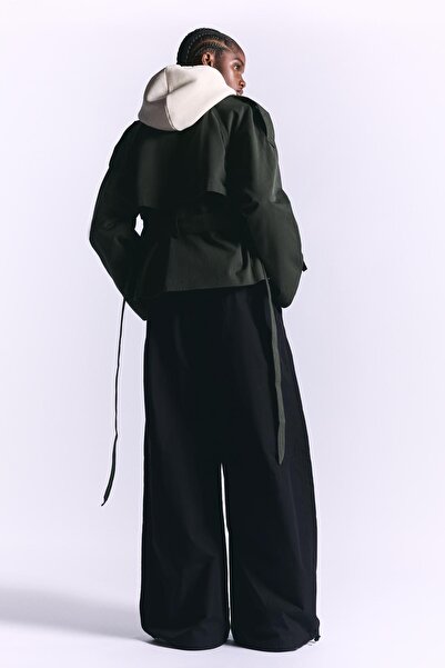 Bershka Technical balloon parachute trousers