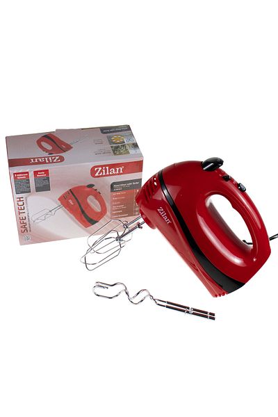 Zilan Hand mixer with 5 speeds, power 300W, red / ZLN 8401